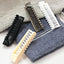 Casual Solid Color Double Tooth Folding Massage Comb for Hairdressing