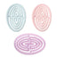 Casual Oval Solid Color Non-Deformable Massage Hair Comb