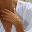 Casual Streetwear Solid Color Alloy Knotted Open Infinity Women's Bracelet