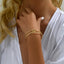 Casual Streetwear Solid Color Alloy Knotted Open Infinity Women's Bracelet
