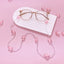 Casual Heart Shape Acrylic Glasses and Mask Chain Necklace for Women