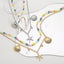 Bohemian Ocean Starfish Shell Pendant Double Layer Necklace with Imitation Pearl and Seed Beads