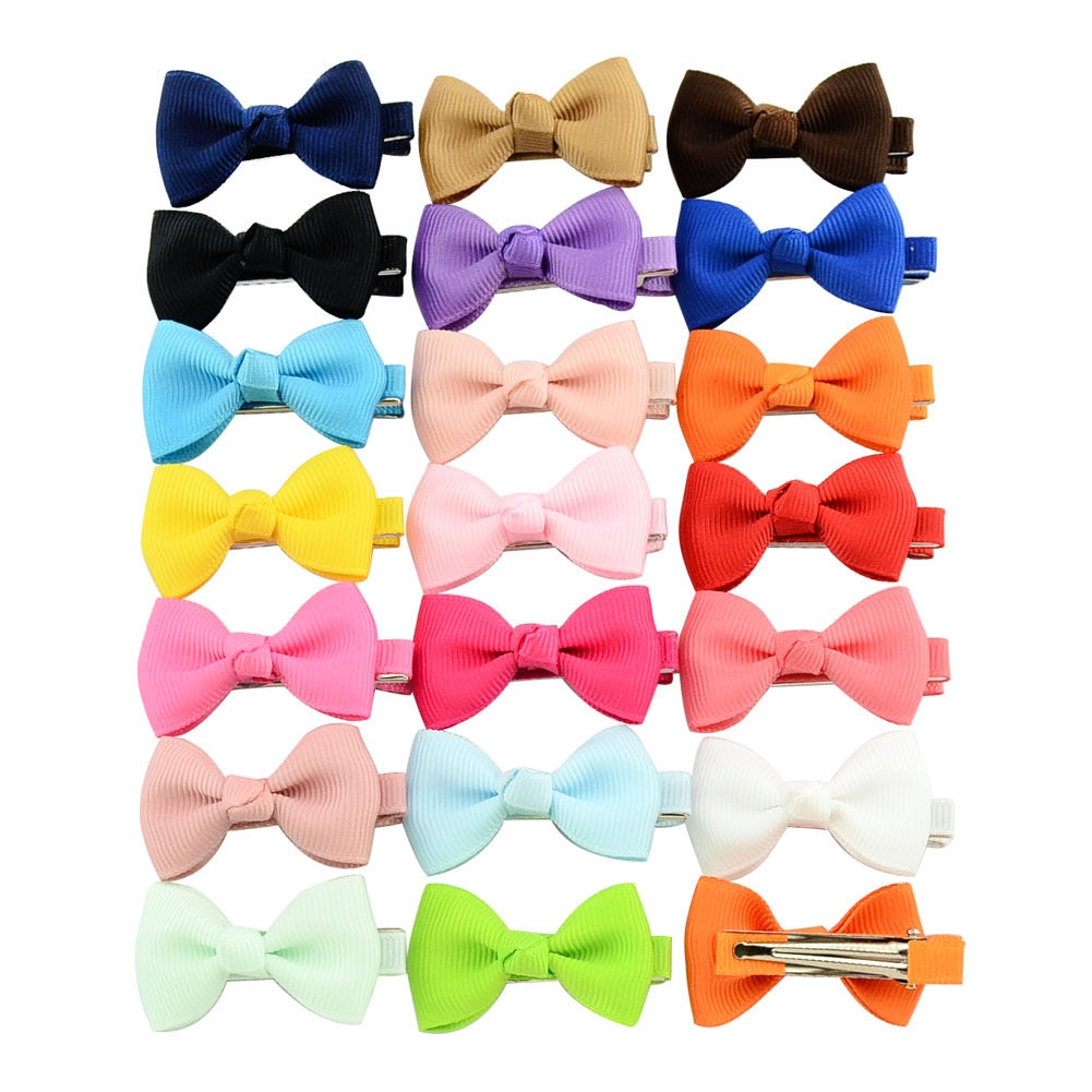 Children's Bow Hair Clips Set - 20 Pieces Hair Accessories for Girls