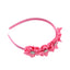 Children's Handmade Diamond-Studded Polygonal Flower Headband Set of 4