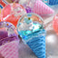 Children's Ice Cream Crystal Ball Quicksand Keychain Accessory