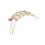 Chinoiserie Floral Pearl Fringe Alloy Hairpin for Women