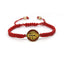 Chinoiserie Enamel Unisex Bracelet with Chinese Knot and St. Benedict Charm