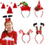 Christmas Elf Hat Cartoon Style Festival Headband for Kids