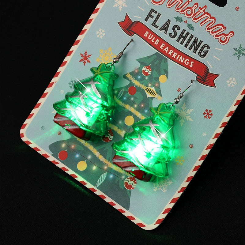 Christmas Simple Style Christmas Tree Plastic Festival Earrings 1 Pair