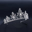 Classic Alloy Hollow Water Drop Bridal Tiara