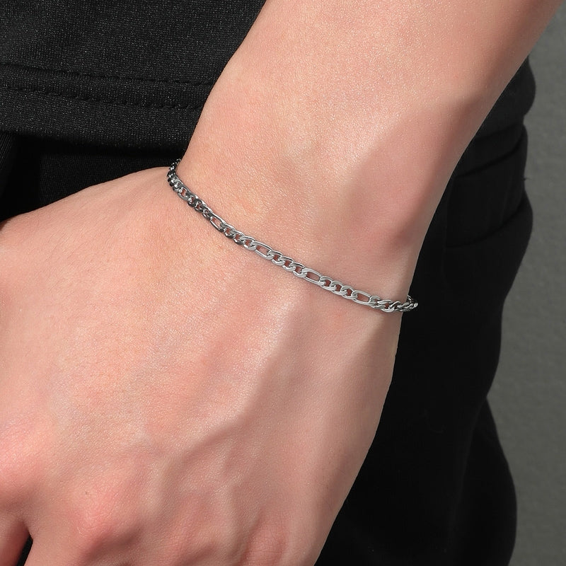 Classic Unisex Stainless Steel Chain Bracelet