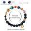 Classic Constellation Natural Stone Beaded Unisex Bracelets - Eight Planet Design