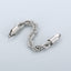 "Geometric Stainless Steel Twist Chain Bracelet DIY Woven Jewelry Accessories"
