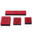 Classic Heart-Shaped Cardboard Jewelry Box for Rings, Earrings, Bracelets, and Necklaces