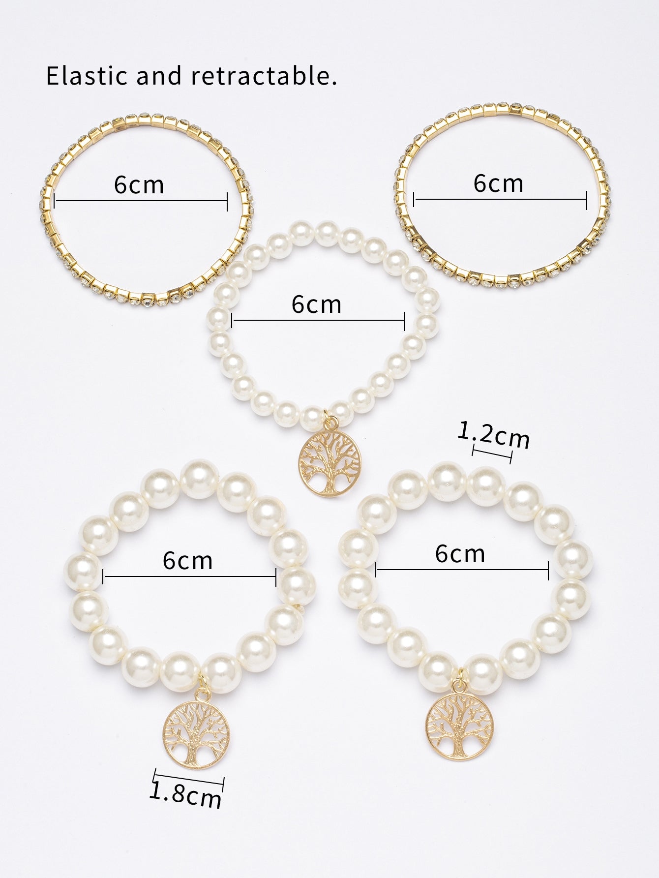 Classic Bohemian Multi-Layer Tree of Life Pearl Bracelet for Women