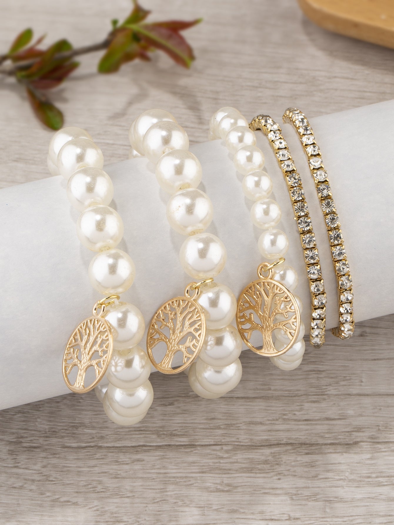 Classic Bohemian Multi-Layer Tree of Life Pearl Bracelet for Women