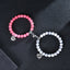 Classic Round Crystal Natural Stone Matching Bracelets Set