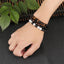 Classic Round Natural Stone Tiger Eye Beaded Adjustable Bracelet