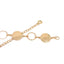 Classic Solid Color Alloy Women's Circle Chain Belt