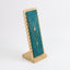 Classic Square Flannel and Bamboo Jewelry Display Stand