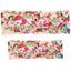 Floral Mother-Daughter Headband Set with Bunny Ears - Baby Cotton Hair Accessories