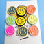 Colorful Smiley Face Resin Shoe and DIY Accessories