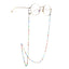 Colorful Crystal Stainless Steel Anti-Slip Sunglasses Chain