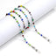 Colorful Crystal Stainless Steel Sunglasses Chain Anti-Slip Glasses Holder