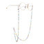 Colorful Crystal Stainless Steel Sunglasses Chain Anti-Slip Glasses Holder
