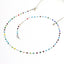 Colorful Round Crystal Stainless Steel Anti-Slip Sunglasses Chain