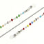 Colorful Triangle Crystal Stainless Steel Anti-Skid Sunglasses Chain
