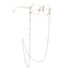 Colorful Triangle Crystal Stainless Steel Anti-Skid Sunglasses Chain