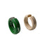 Commute Color Block Enamel Crack Open Gold Plated Women's Vintage Ring