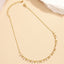 Commute Pearl Inlay Alloy Women's Necklace - Minimalist Design Choker