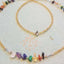 Commute Round Glass Beaded Women's Necklace with Colorful Stone Waist Chain Jewelry