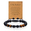 Tiger Eye Beaded Men's Bracelet - Woven Design Gift for Him