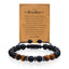 Tiger Eye Beaded Men's Bracelet - Woven Design Gift for Him