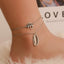 Bohemian Conch Shell Beach Anklet Set for Women