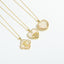 14K Gold Plated Heart Zircon Pendant Necklace