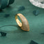 18K Gold Plated Geometric Zircon Ring for Women - Vintage Style