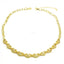 18K Gold Plated Infinity Heart Zircon Smile Necklace