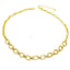 18K Gold Plated Infinity Heart Zircon Smile Necklace