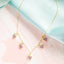 18K Gold Plated Colorful Zircon Fruit Pendant Necklace