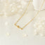 18K Gold Plated Zircon Letter Pendant Necklace