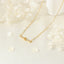 18K Gold Plated Zircon Letter Pendant Necklace