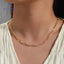 18K Gold Plated Geometric Minimalist Necklace