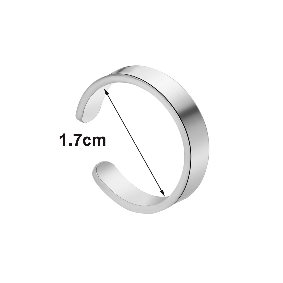 18K Gold Plated Minimalist Open Geometric Couple Ring