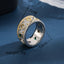 18K Gold Plated Enamel Zircon Statement Ring for Women