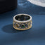 18K Gold Plated Enamel Zircon Statement Ring for Women