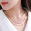 18K Gold Plated Geometric Alloy Necklace Chain